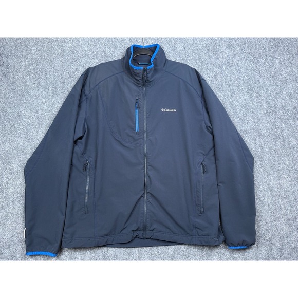 Columbia Other - Columbia Men's Evap-Change Softshell Jacket Men's Large‎ Omni Wick Full Zip READ